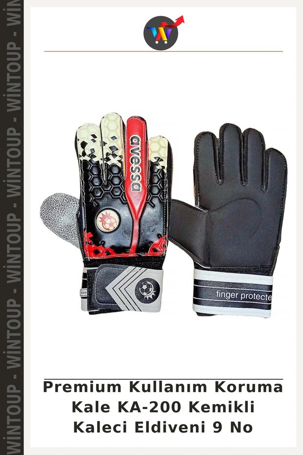 Premium Protection Kale KA-200 Goalie Gloves with Bone Support, Size 9