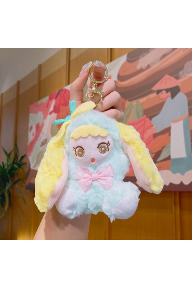 Cute Little Rabbit Plush Doll Keychain Bag Pendant