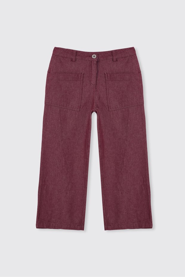 Girl's Burgundy Trousers