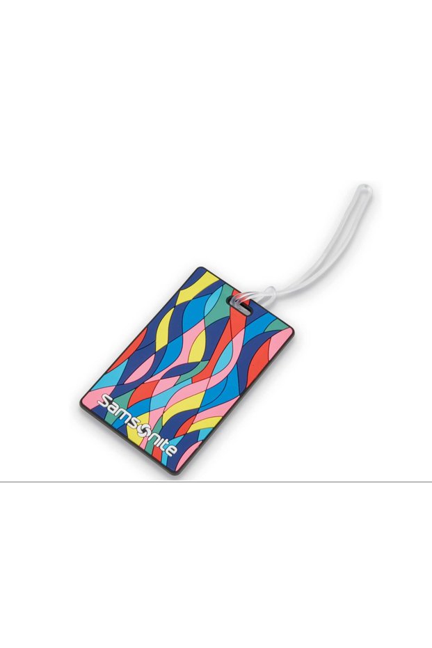 Designer Luggage ID Tags, Vectorfunk, One Size, Designer Luggage ID Card Holder