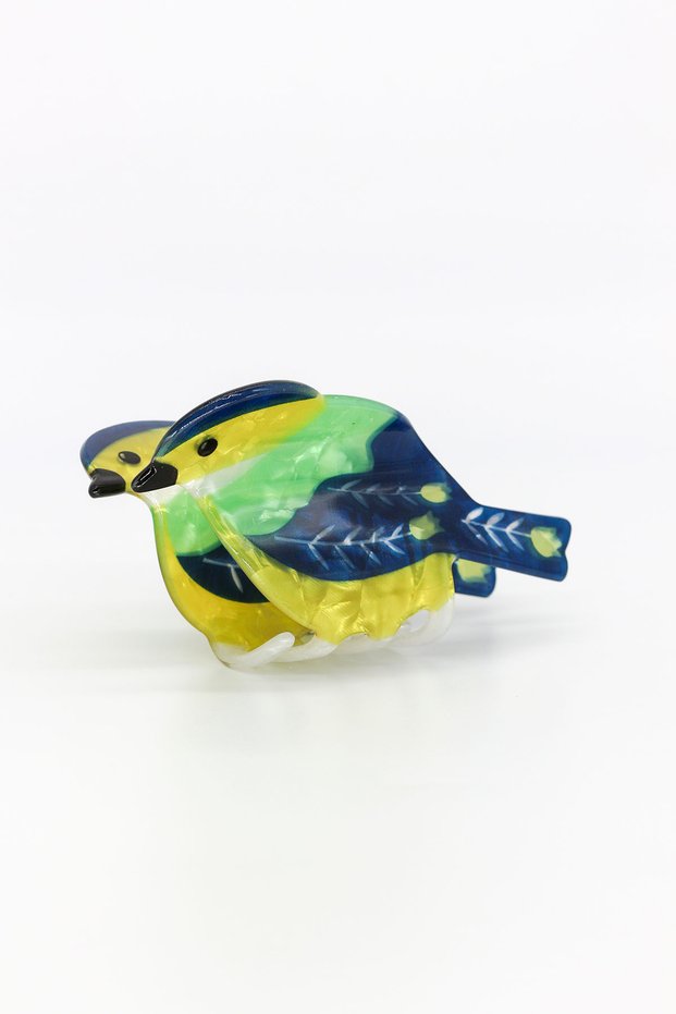 Clip with a Sparrow Design, Buckled