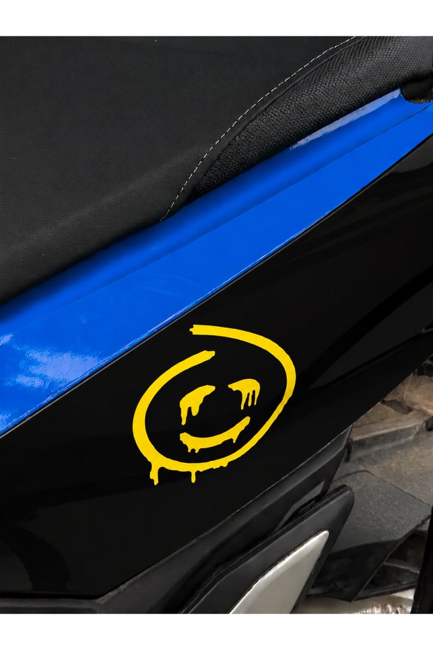 The Mentalist Red John Smiley Sticker—1 Piece—For Helmets, Motorcycles, Cars, and Laptops