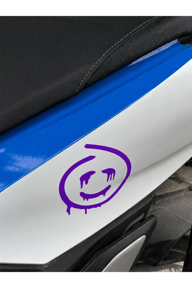 The Mentalist Red John Smiley Sticker—1 Piece—For Helmets, Motorcycles, Cars, and Laptops