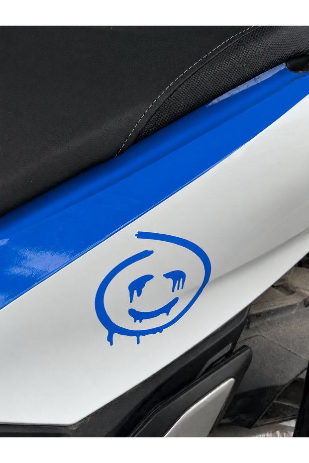 The Mentalist Red John Smiley Sticker—1 Piece—For Helmets, Motorcycles, Cars, and Laptops