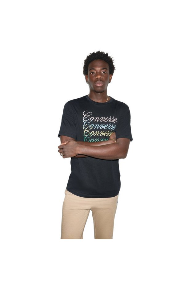 Tričko Scripted Echo Tee, čierne, unisex