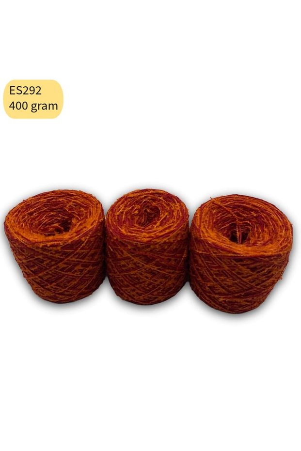 Hand-Wound Special Blend 400 g, 2-Ply Yarn, Woolen Red-Orange ES292