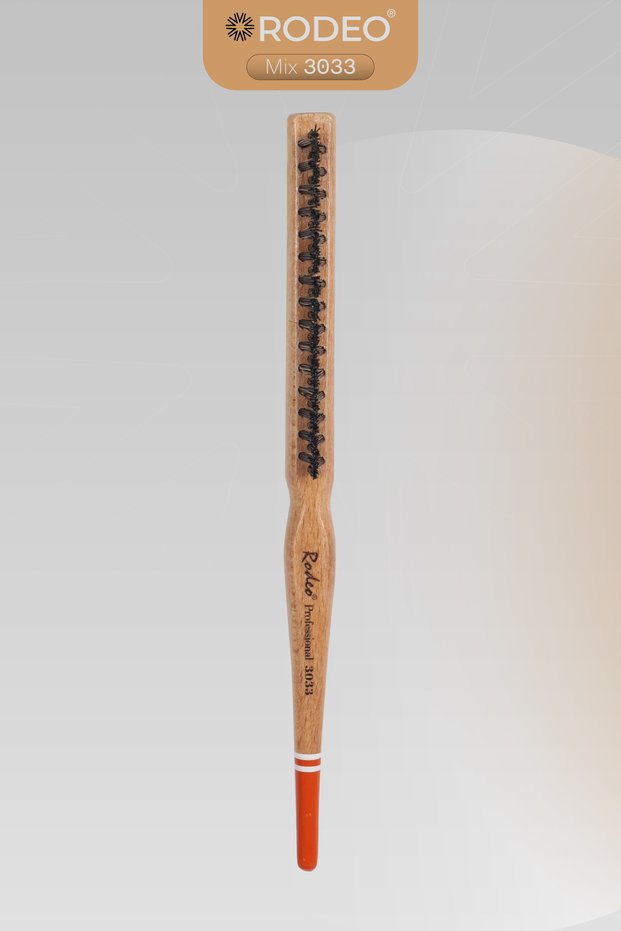 3033 Professional Bun Hair Brush, Wooden