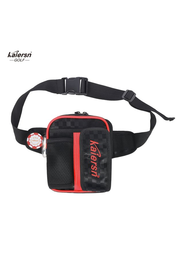Red Kaiersn Latest Golf Waist Bag - Lightweight Park Golf Bag - Belt Clip Golf Accessory, Suitable f