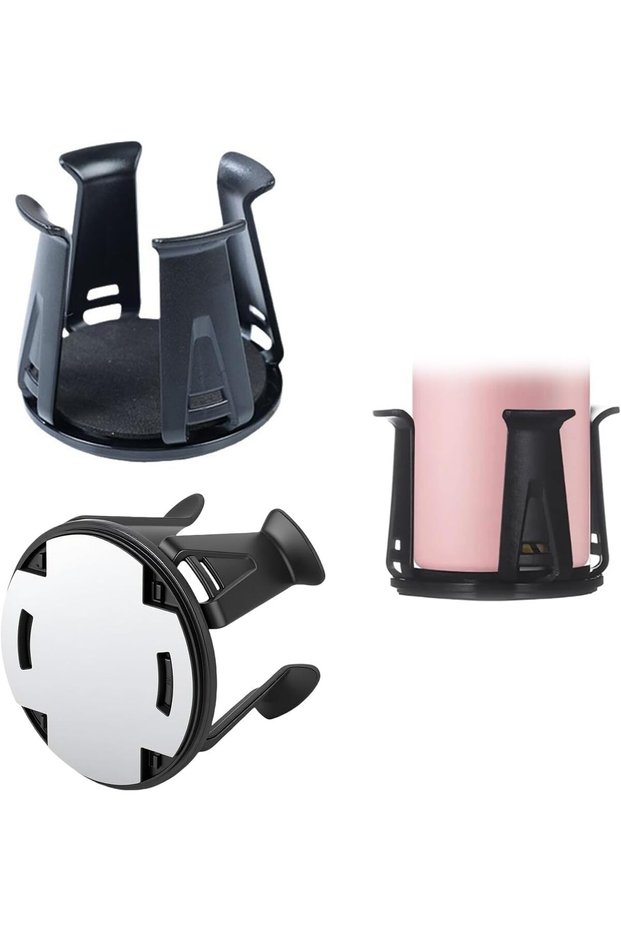 2 Pack Car Cup Holder Insert, Upgraded Adjustable Cup Holder Adapter حامل اكواب للسياره with Self-Ad
