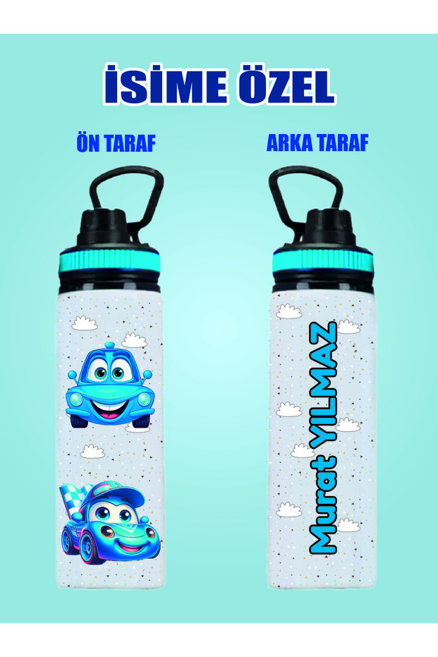 Personalized Metal Water Bottle & Water Flask for Kids, 800 ml - 006