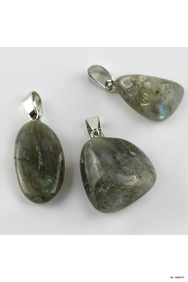 CONCEPTA Labradorite Natural Stone Pendant (04813) Green Standard