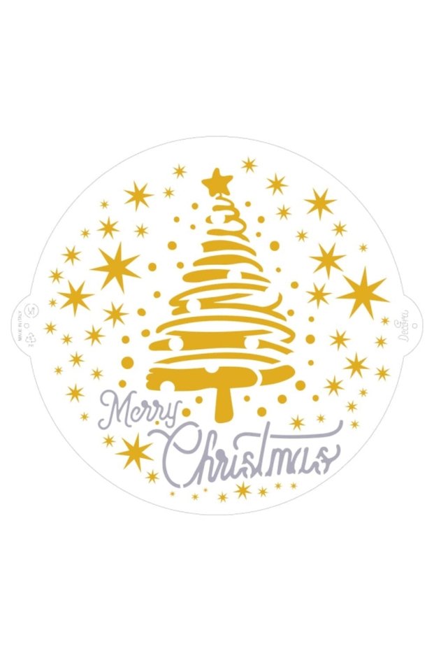 Stencil Merry Christmas