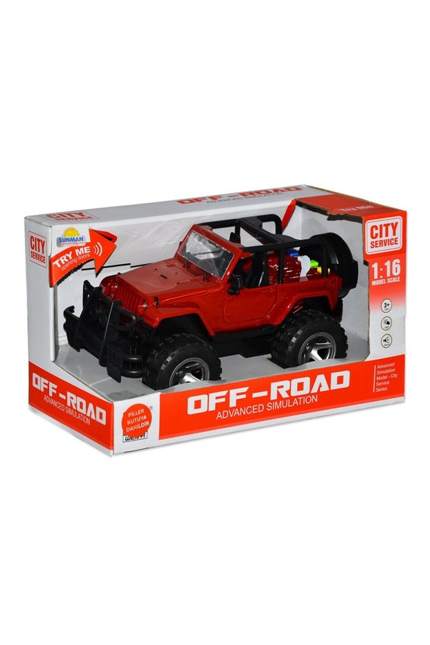 10390 1:16 Scale Jeep with Sound and Lights GEN01