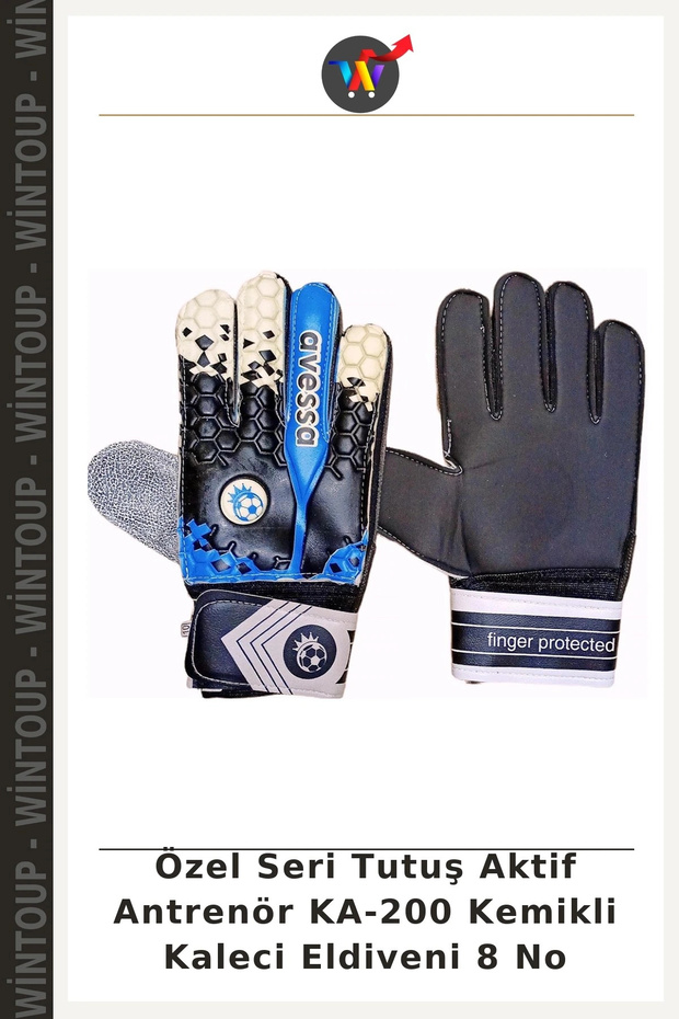 Special Series Active Coach KA-200 Bone-Reinforced Goalie Gloves, Size 8