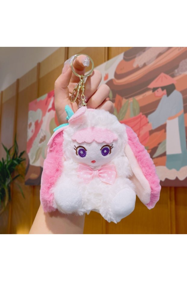 Cute Little Rabbit Plush Doll Keychain Bag Pendant