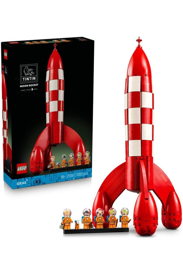 Ideas Tintin Moon Rocket 21367