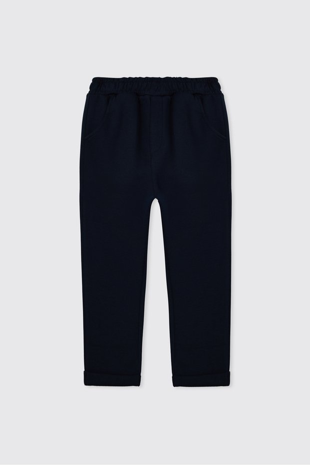 Boys' Knit Navy Blue Pants