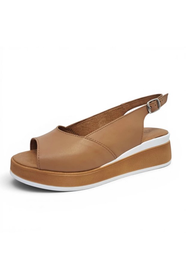 leather sandals 251 brown