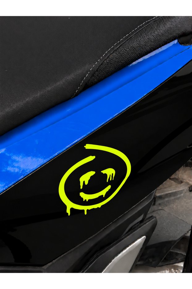 The Mentalist Red John Smiley Sticker—1 Piece—For Helmets, Motorcycles, Cars, and Laptops