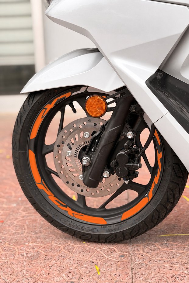 PCX-Design 12-Piece Wheel Rim Sticker Set for the Honda PCX (Enough for Front and Rear)