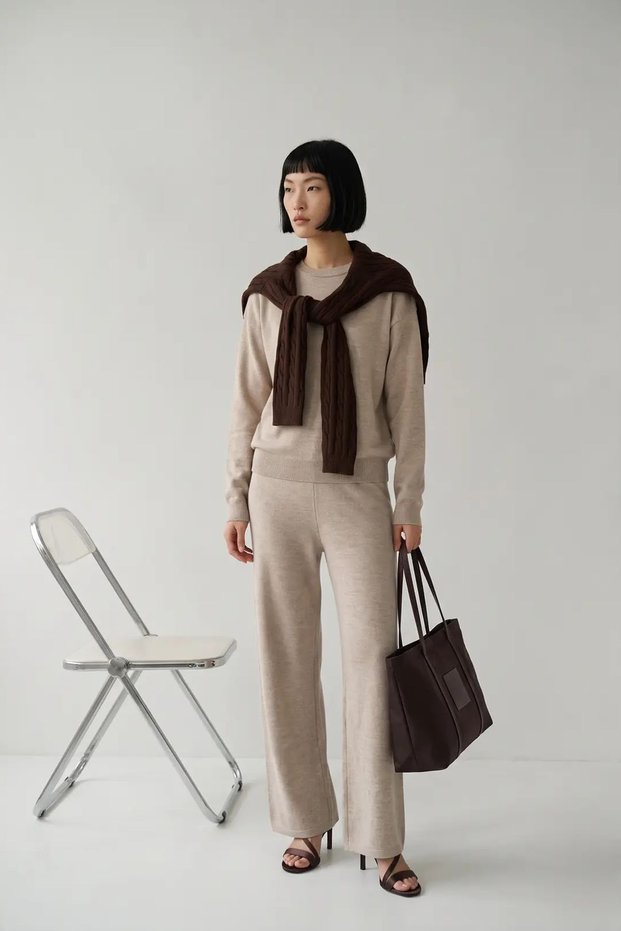 MY FASHION Knit Coordinated Set