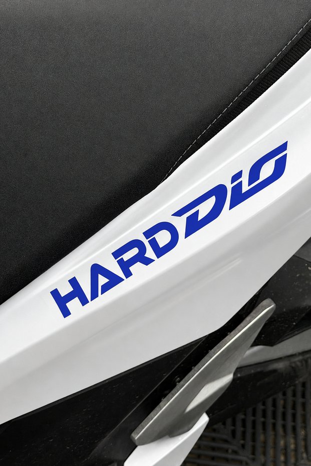 "Hard Dio" Printed Sticker for the Honda DIO (2 Pieces) (15 cm)