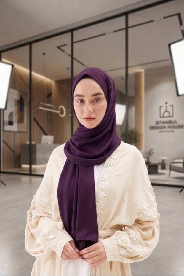 Medina Silk Shawl Luxury Silky, Light, Women's Hijab Shawl