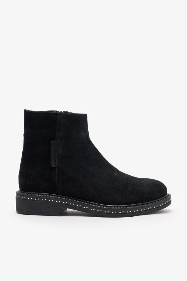 Emillia Black Suede Women's Boots