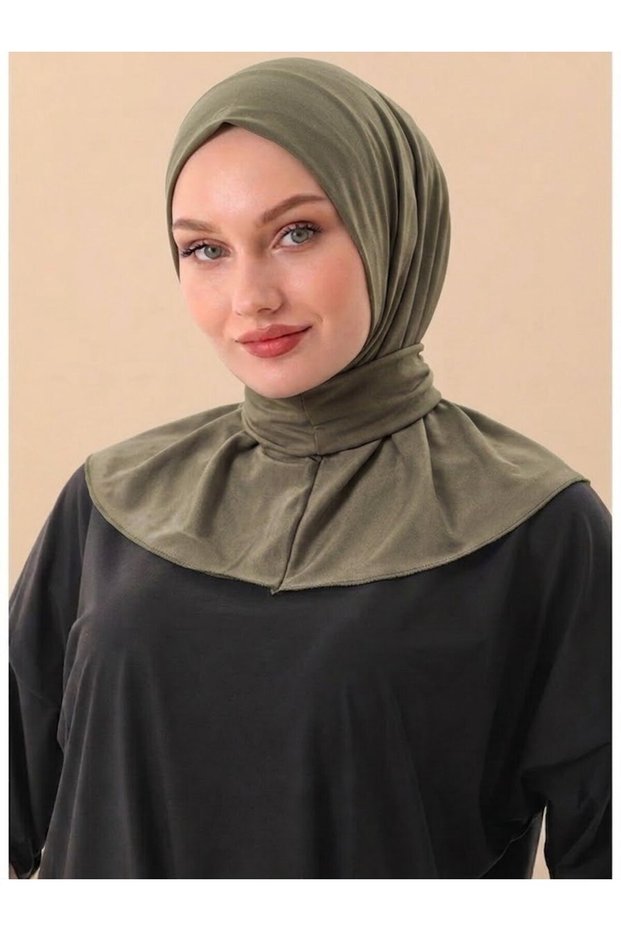 Snap-on hijab cap