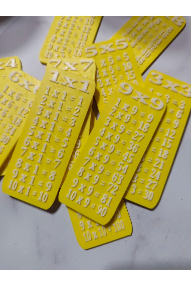 (BOXLESS) Multiplication Table Learning Set 1x1 Math Education and Practice Board