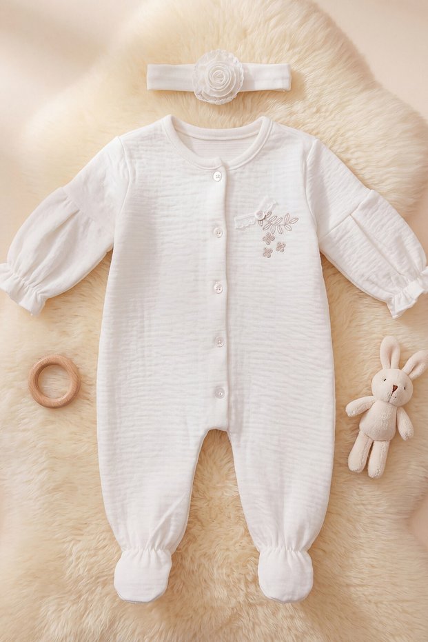 Mini Lady Bandana-Printed 100% Cotton Baby Onesie, 3–6 Months