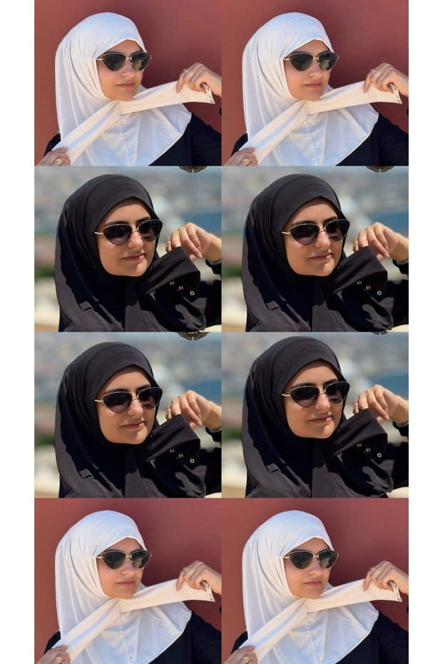 8 Snap Fasteners Hijab Cap