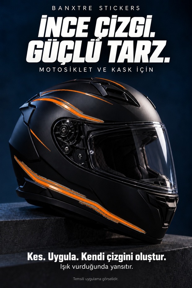 Reflective Detail Strips for Helmets (5 Meters) Sticker