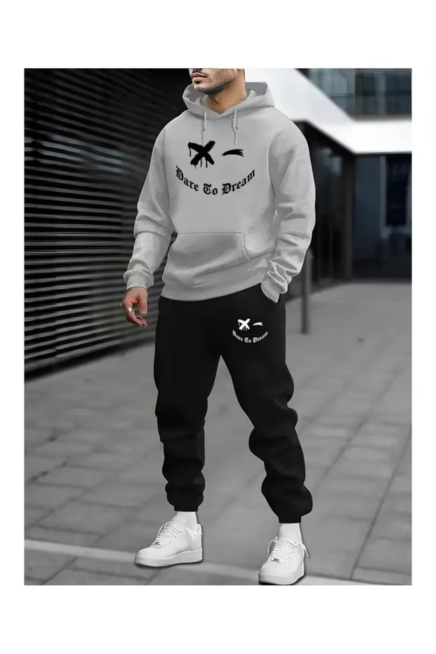 Hooded Sweatsuit Set 99