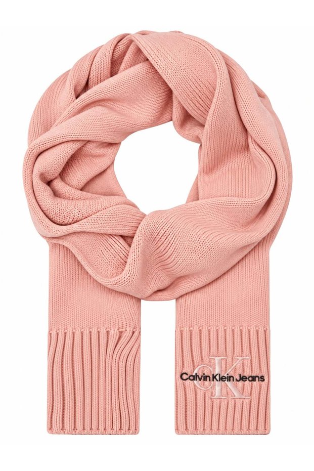 Cotton Scarf with Logo