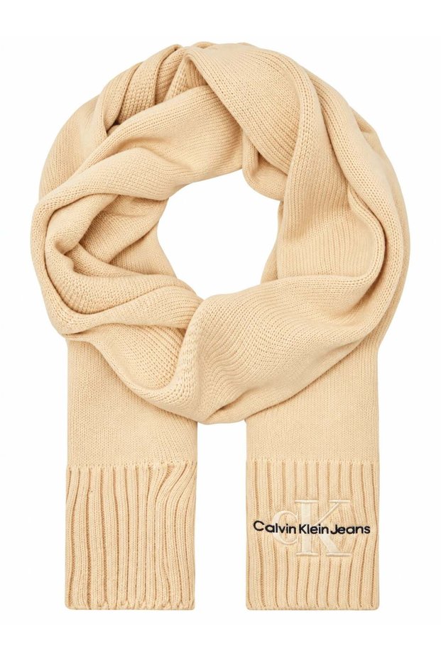 Cotton Scarf with Logo