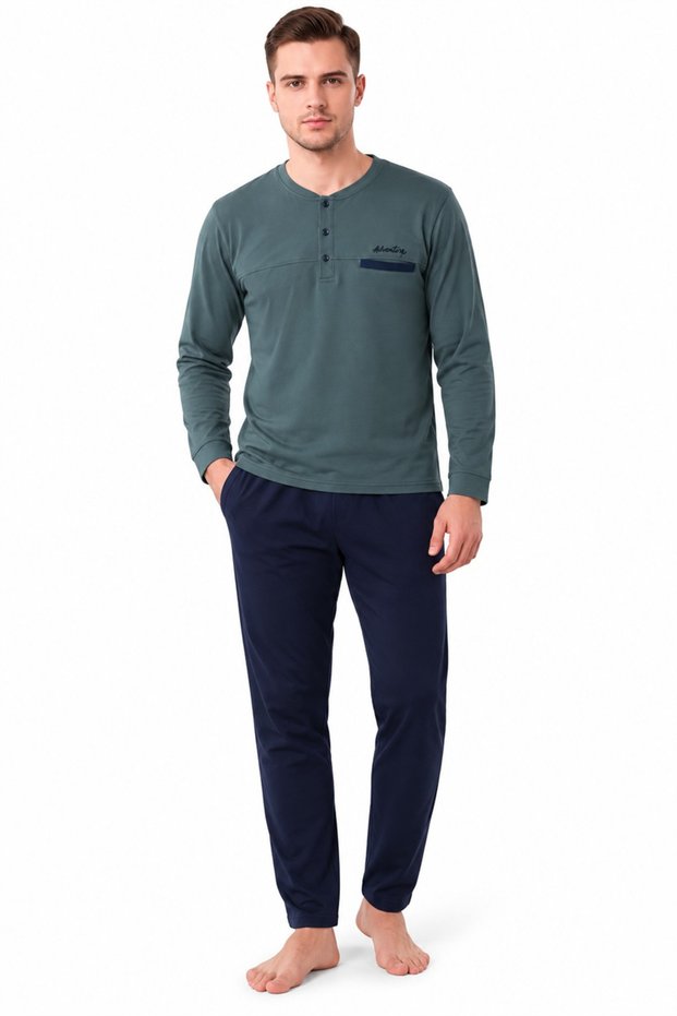 Men's GREEN Pajama Set – PJ4001