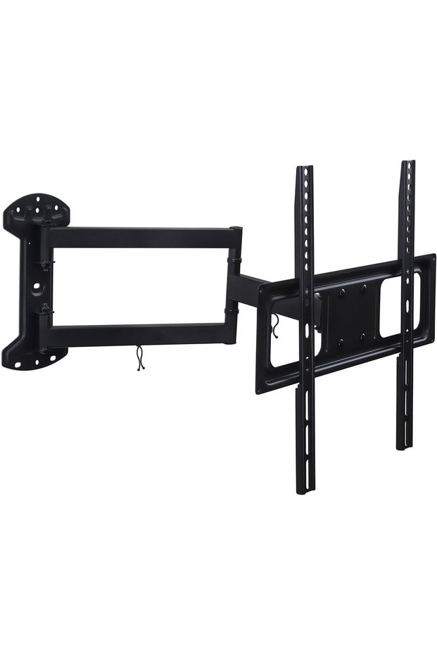 Full Motion TV Wall Mount | Long Arm TV Mount with 24 Inch Extension | Fits 32" to 55" TVs with Up to VESA 400 x 400 | 77 lbs Capacity