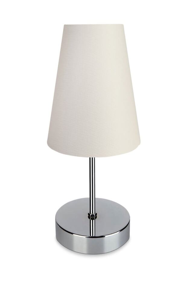 Rose Chrome Lampshade White Fillin Ev-7292