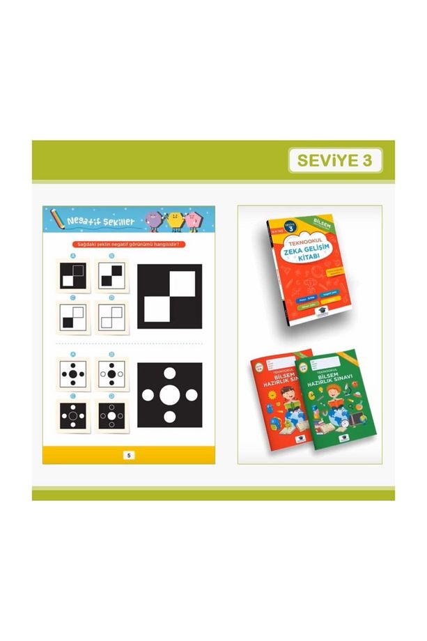 8 Yaş Zeka Ve Dikkat Güçlendirme Seti Seviye 3 - 4