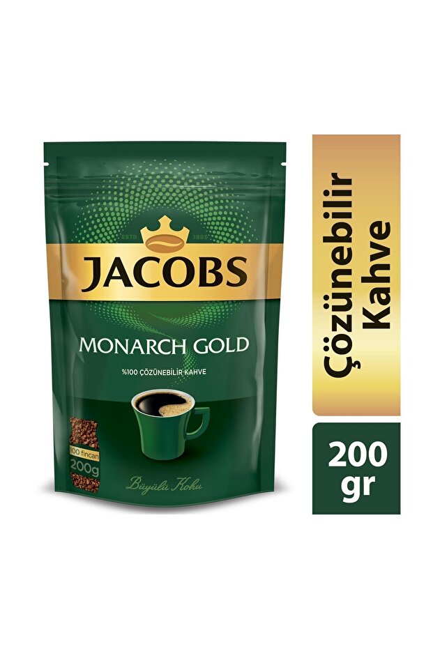 Jacobs Monarch Gold 200 G ( Ekonomik Paket ) - 1