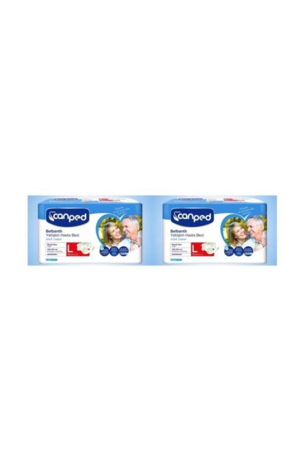 Polyethylene Patient Diapers with Waistband Large Size (l) 2 Packs of 30