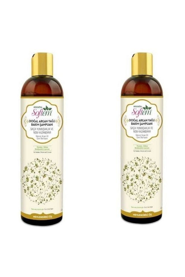 Argan Yağlı Saç Bakım Şampuanı 400 ml X 2 Adet - 1