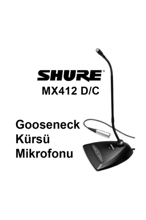 Mx412 D/c Gooseneck Kondanser Kürsü Mikrofon Seti - 5