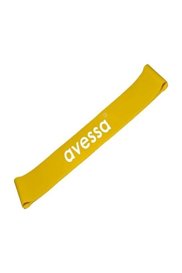 Light Resistance Yellow Latex Aerobic Band, Suitable for Healthy Exercise