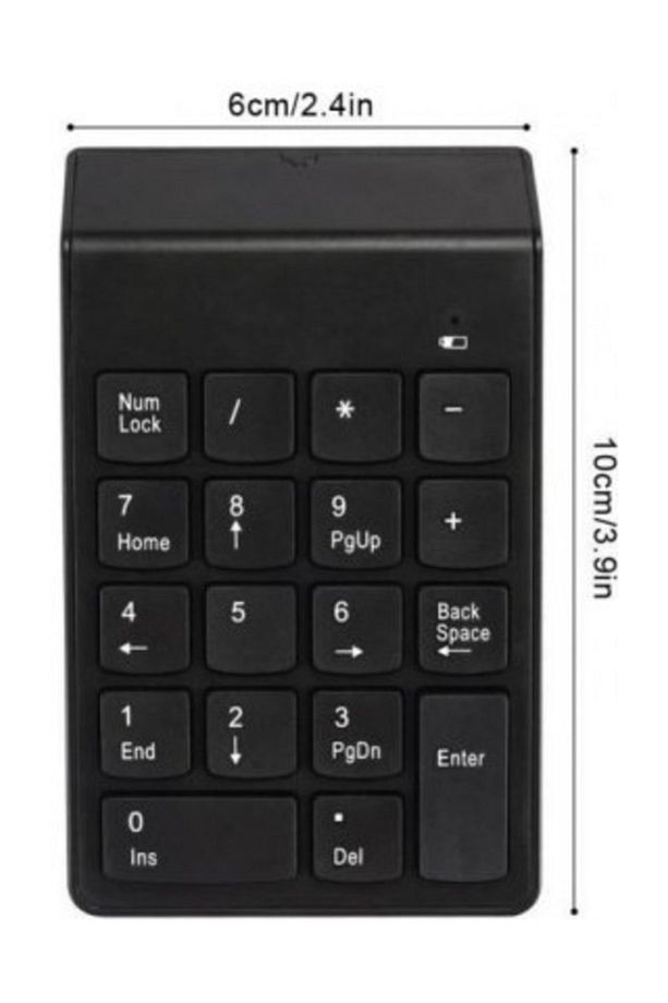 SRF-20 KABLOSUZ NUMPAD NUMERİK KEYPAD KLAVYE WİRELESS - 5