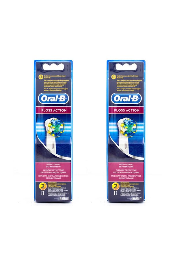 Braun Oral-B Şarjlı Diş Fırçası Yedek Başlığı Floss Action 4 adet - 1