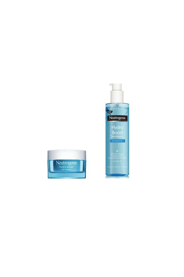 Hydro Boost Water Gel Cleanser 200 ml + Water Gel Moisturizer 50 ml for Normal Skin