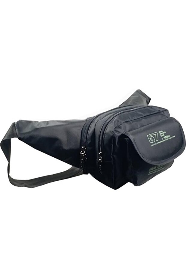 Erkek Bel Çanta Siyah - 5