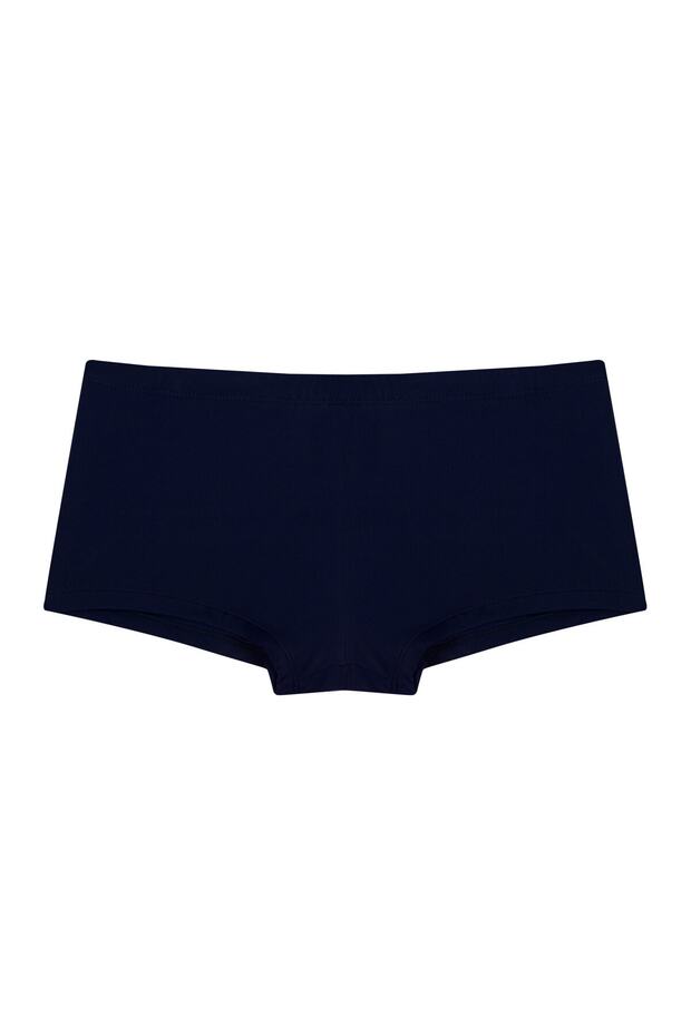 Kadın Lacivert Basic Boxer Bikini Altı - 5